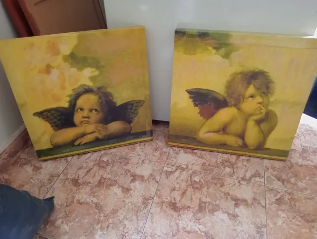 2 Cuadros de Ángeles