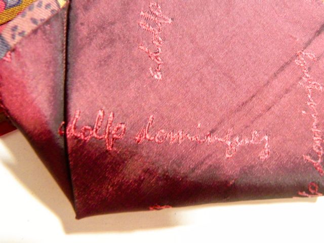 Corbata Adolfo Dominguez Flores Rayas