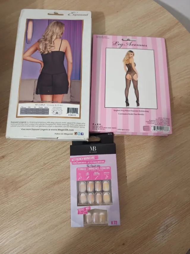 Lote Ropa Interior y Uñas