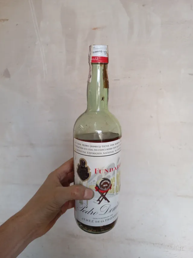 Botella Pedro Domecq Fundador