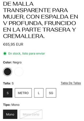 Mono negro sin etiqueta