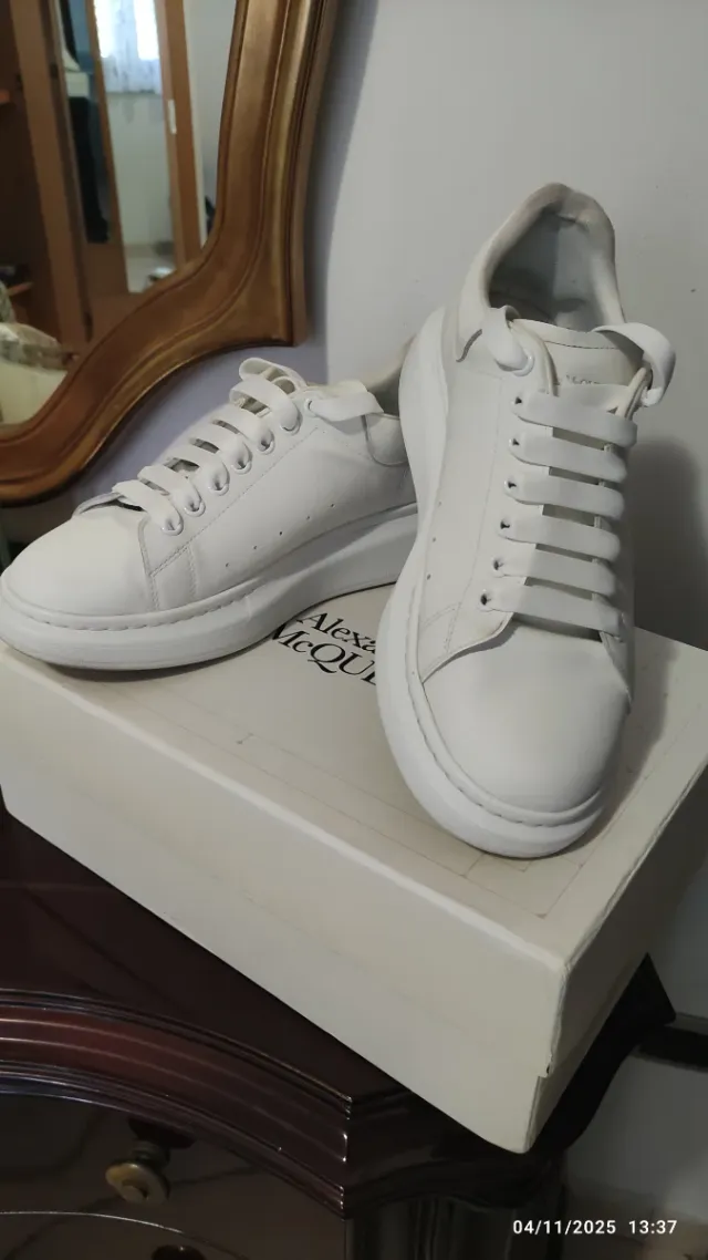 Scarpe Alexander McQueen Bianche Originali