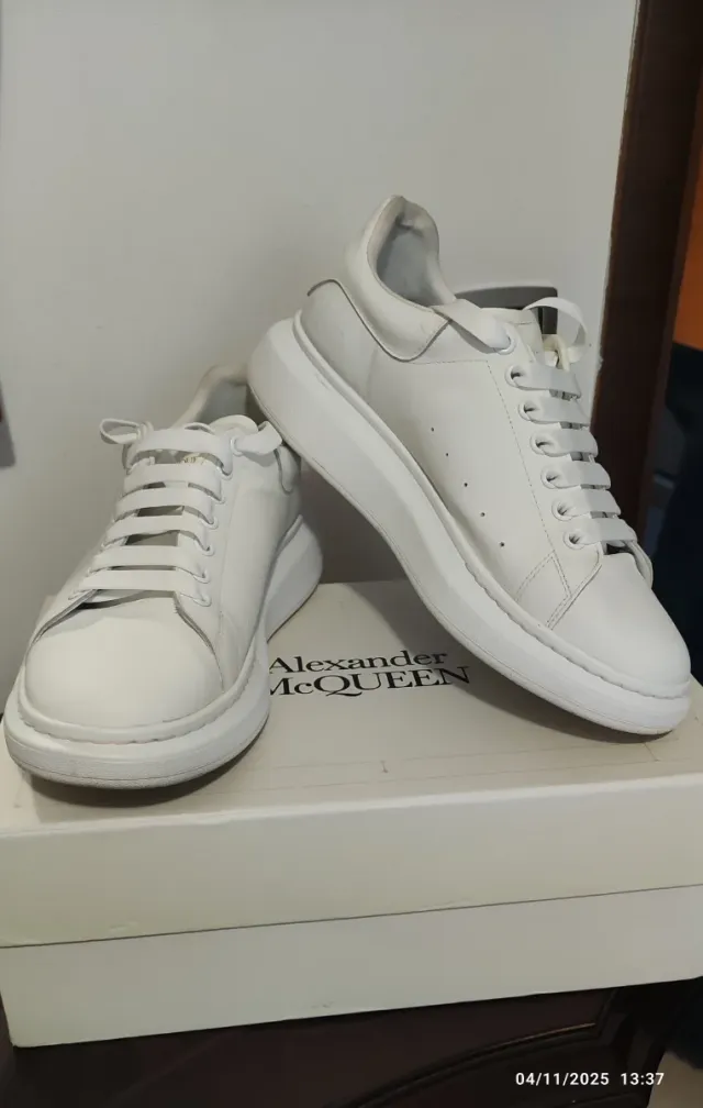 Scarpe Alexander McQueen Bianche Originali