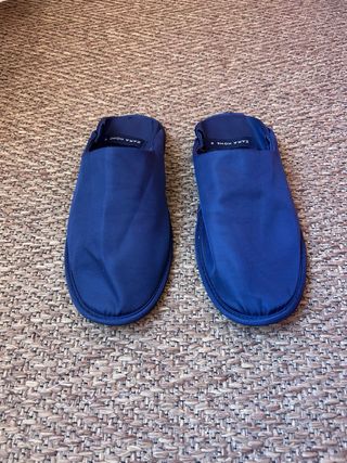 Zapatillas de casa Zara Home azul