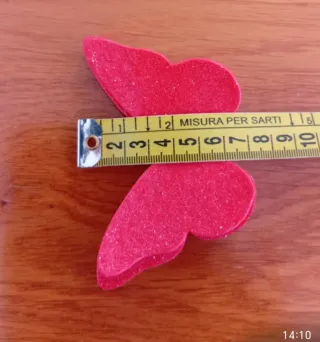 Farfalle realizzate a mano.