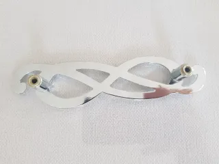 12 Tiradores cromados para muebles