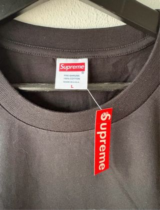 Camiseta Supreme Negra Bandana Box Logo