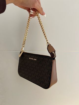 Bolso Michael Kors Marrón y Dorado