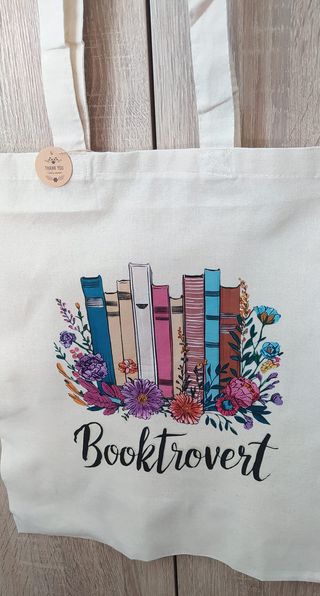 Bolso Tote Booktrovert Flores