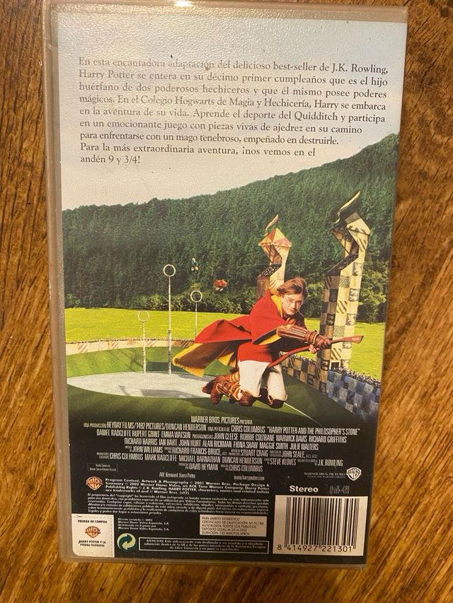 Harry Potter y la Piedra Filosofal VHS