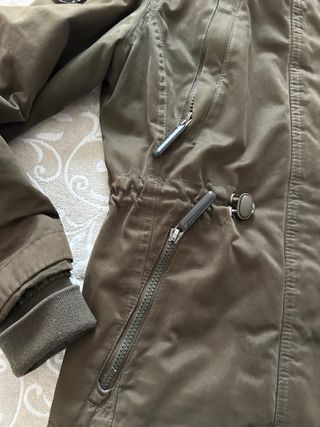 Parka Superdry MicroFibrabra Verde Talla L