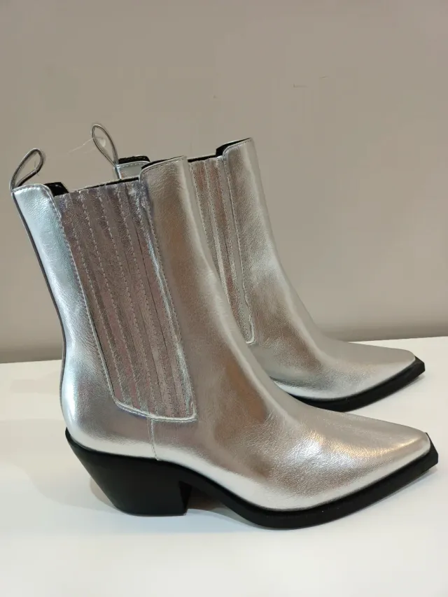 Botín Campero Tinttoreto Plata