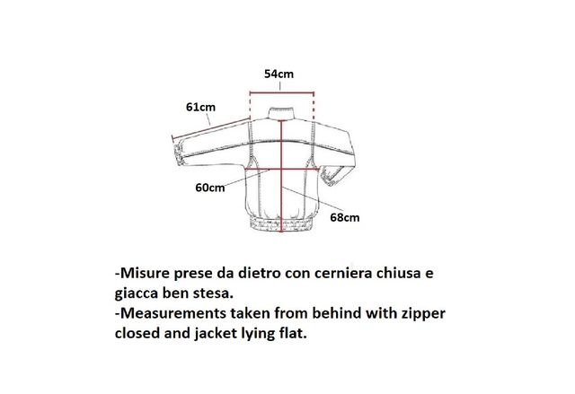 Bomber Fly-jacket vintage pelle di Bufalo size L/X