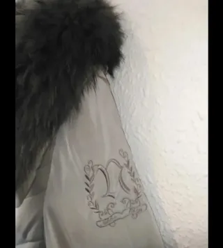 Abrigo efecto vestido TS beige