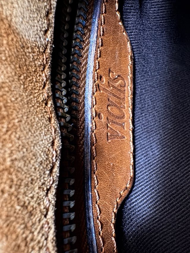 Borsa a tracolla Vintage Vialis in pelle