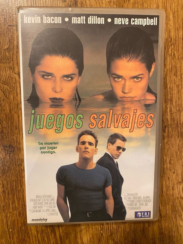 VHS Juegos Salvajes (Kevin Bacon, Matt Dillon)