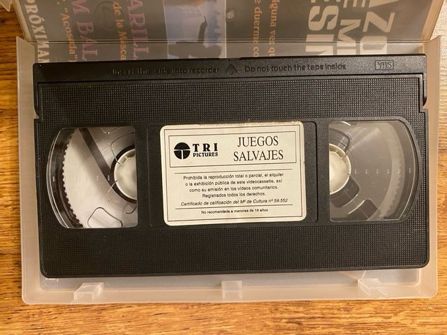 VHS Juegos Salvajes (Kevin Bacon, Matt Dillon)