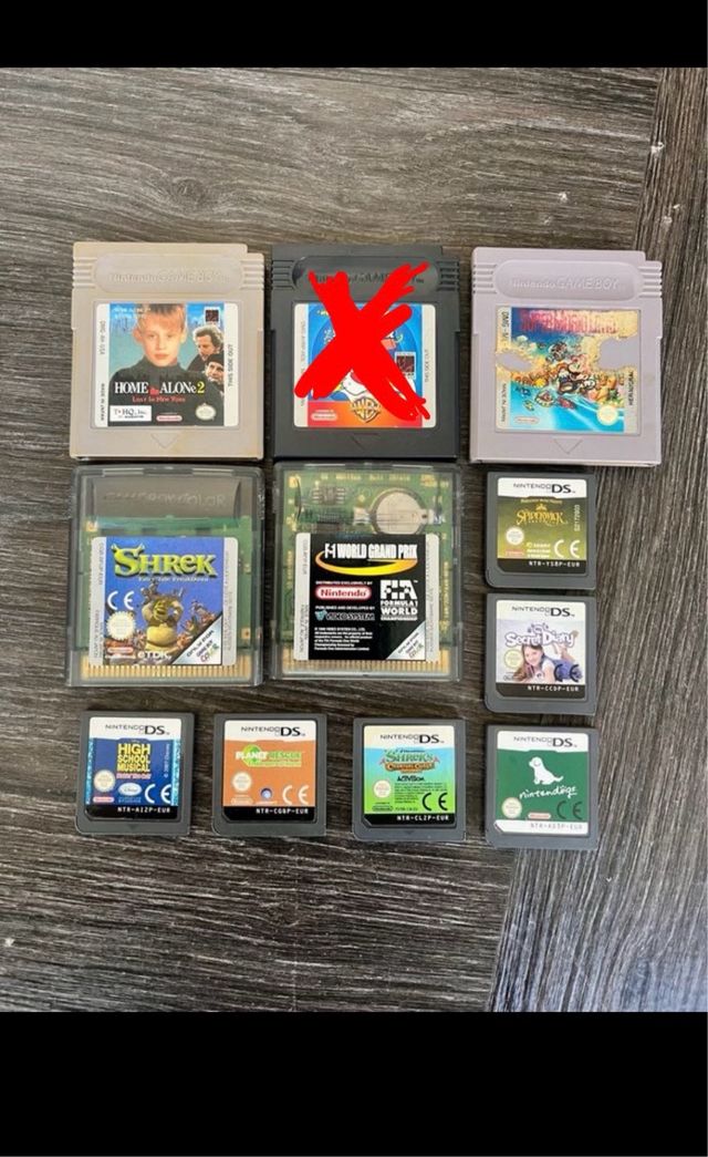 Lote Game Boy y Nintendo DS