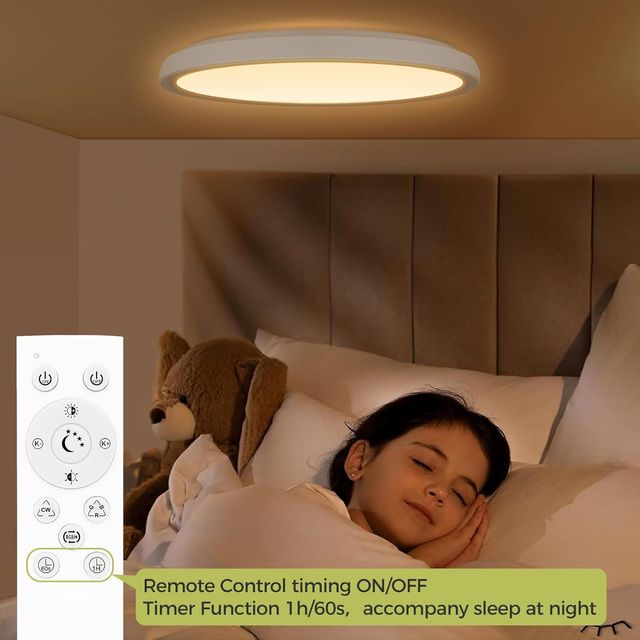 NUEVO - Lámpara Techo RGB Regulable 24W 2400LM