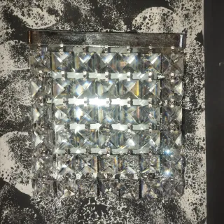Applique cristalli vetro e metallo