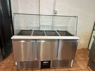 Vitrina fría de preparación