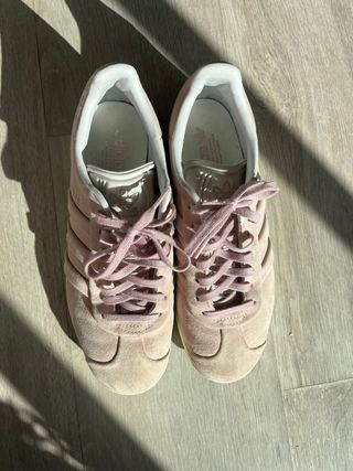 Zapatillas Adidas Gazelle Beige/Rosa 40,5