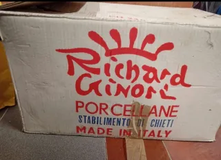 Set Coppette Richard Ginori Porcellana Bianca