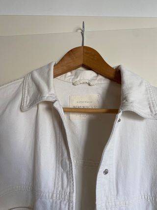 Chaqueta vaquera blanca