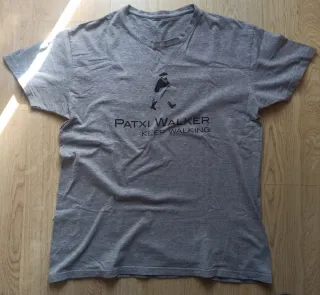 Camiseta Patxi Walker Keep Walking Gris