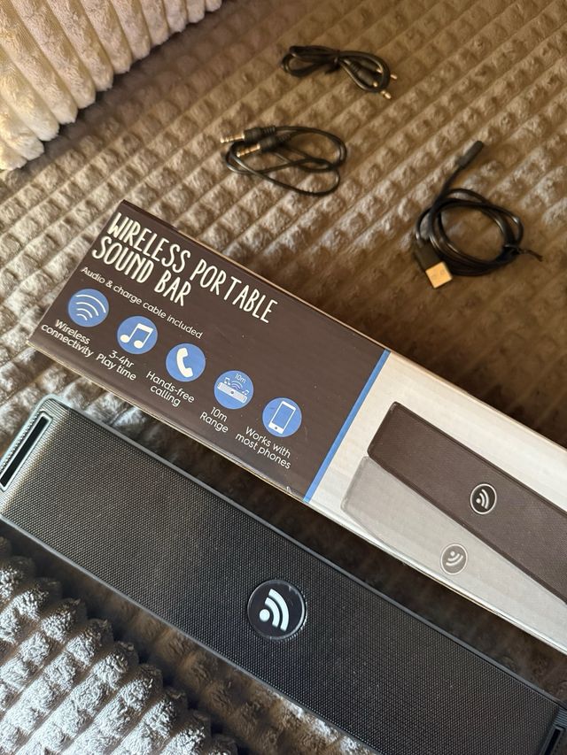 Altavoz Portátil Geek Negro