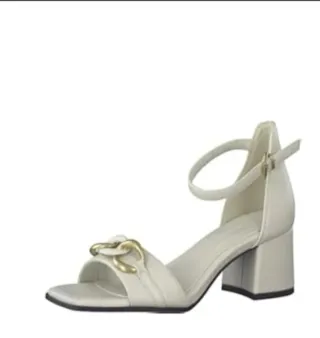 Sandalia medio tacón 