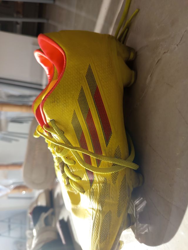 Botas fútbol niño Mohamed Salah Talla 37 Adidas