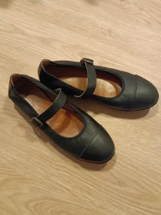 Zapatos miMao Merceditas Mujer Talla 39 Negros