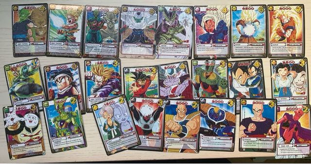 Lotto 65 carte originali Dragon Ball Z (inglese)