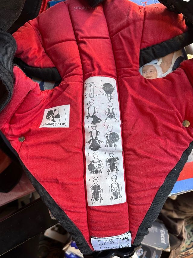 Portabebés Ergonómico Rojo