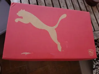 Bambas Puma rosa y blanca