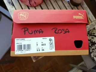 Bambas Puma rosa y blanca
