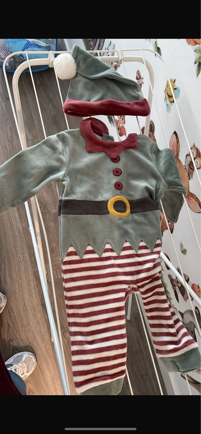 diafraz de gnomo para bebé 9 meses