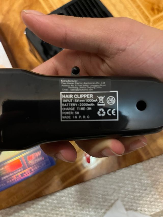 máquina Kemei KM-PG809A Cortapelos Completo