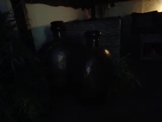 ánforas Indias antiguas me quedan las tres grande