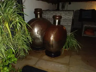 ánforas Indias antiguas me quedan las tres grande