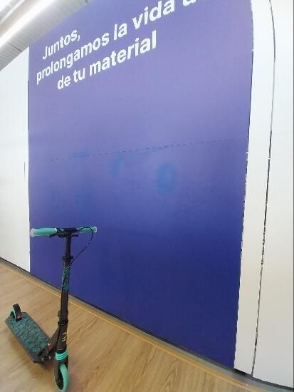 Patinete Scooter Niños Oxelo MID5 Gris Menta (freno