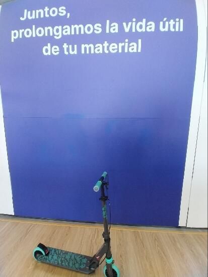 Patinete Scooter Niños Oxelo MID5 Gris Menta (freno