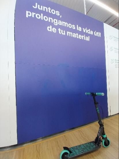 Patinete Scooter Niños Oxelo MID5 Gris Menta (freno