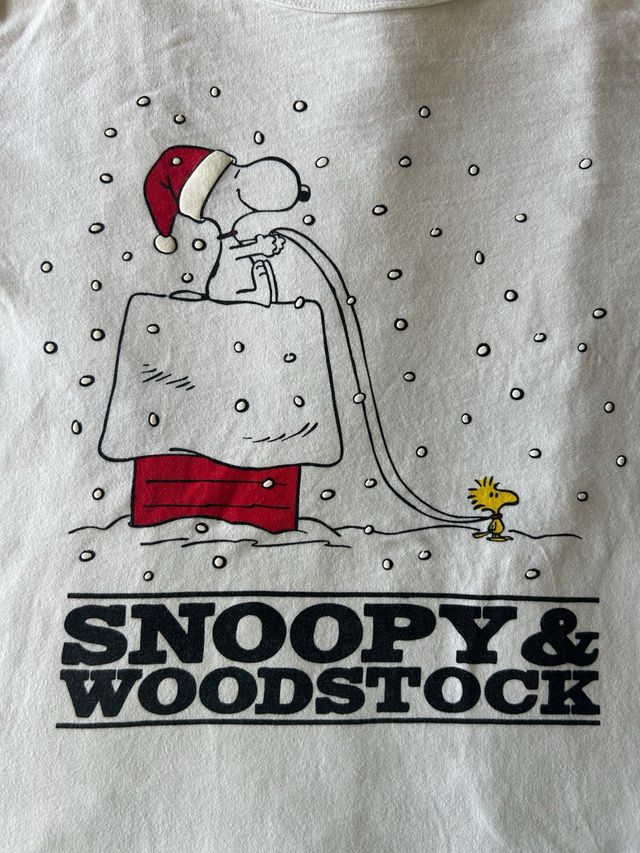 Camiseta Snoopy y Woodstock Invierno