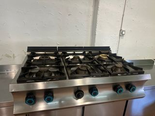 Cocina Industrial 6 Fuegos Gas