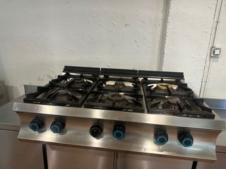 Cocina Industrial 6 Fuegos Gas