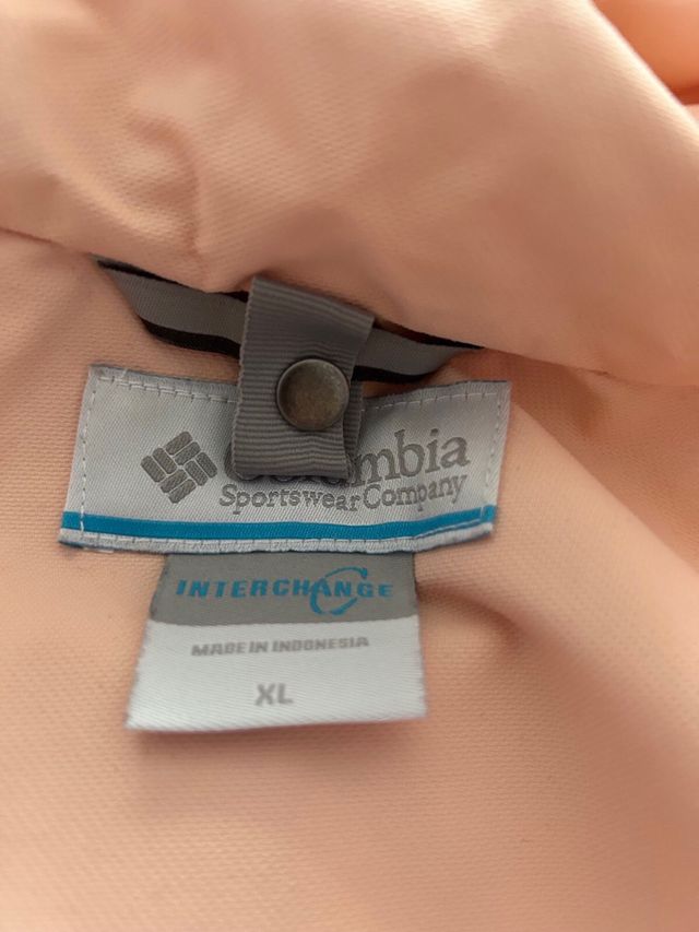 Chaqueta impermeable 3 en 1 Columbia rosa