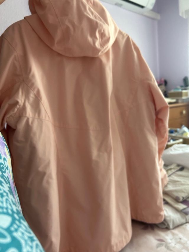 Chaqueta impermeable 3 en 1 Columbia rosa