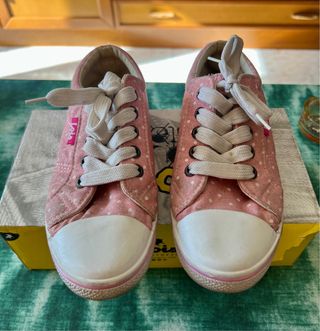 Zapatillas tipo Converse 23,5cm (37) Lois Rosa